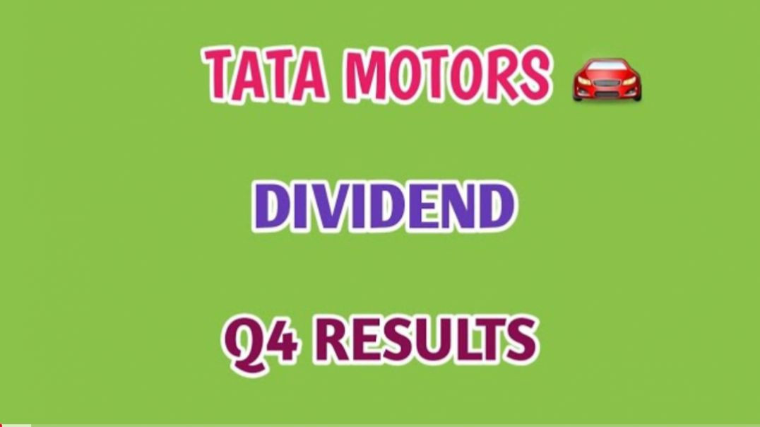 TATA MOTORS Q4 RESULTS 2025🔴TATA MOTORS SHARE🔷️Q4 RESULTS 2025⚡DIVIDEND @ STOCK MARKET PLANNER