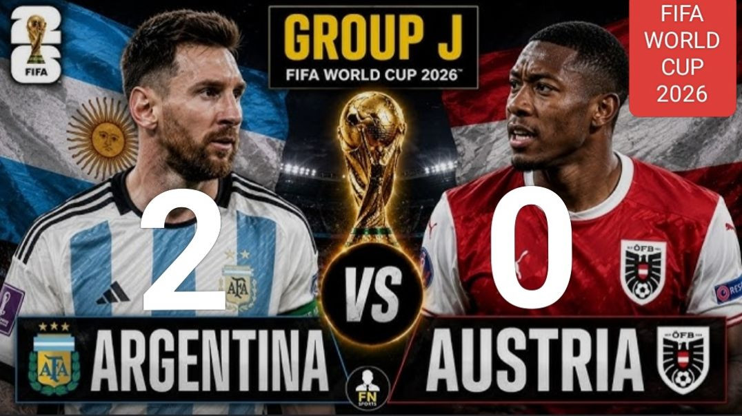 ⁣ARGENTINA 2 - 0 AUSTRIA FIFA WORLD CUP FOOTBALL  HIGHLIGHTS