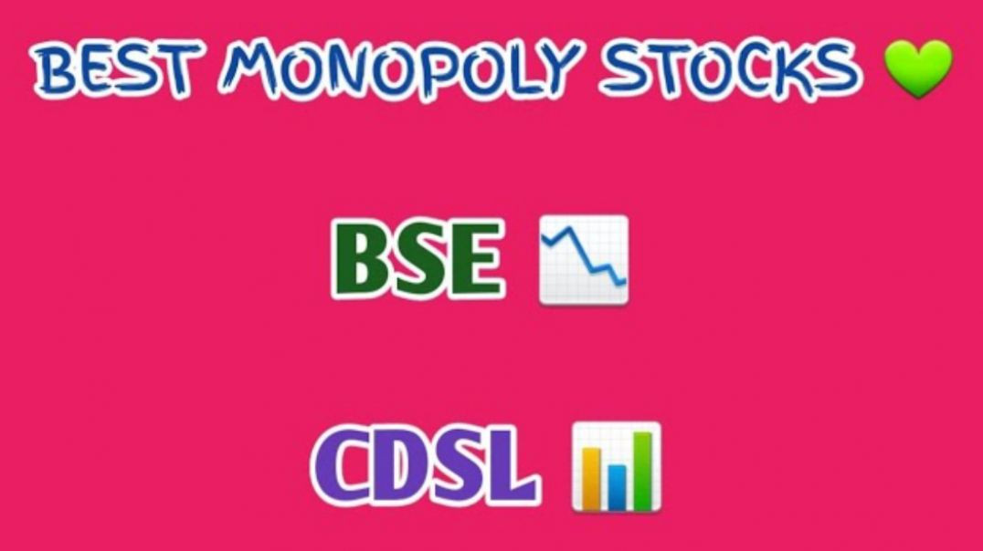 BEST MONOPOLY STOCKS IN INDIA💚BSE SHARE🔥CDSL🔴STOCK MARKET @ STOCK MARKET PLANNER
