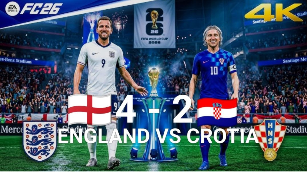 ⁣England 4 Vs 2 CROTIA FIFA WORLD CUP FOOTBALL MATCH HIGHLIGHTS