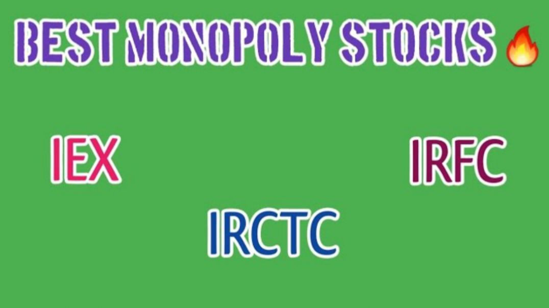 ⁣BEST MONOPOLY STOCKS IN INDIA♨️IRFC🔥IEX⚡IRCTC SHARE🔥MONOPOLY SHARES @ STOCK MARKET PLANNER