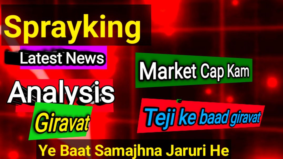 ⁣Sprayking Share Price