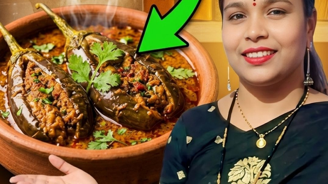 ⁣The SECRET Bharwa Baingan Recipe You Need! 🤤🍆 @Apna Tube #shorts