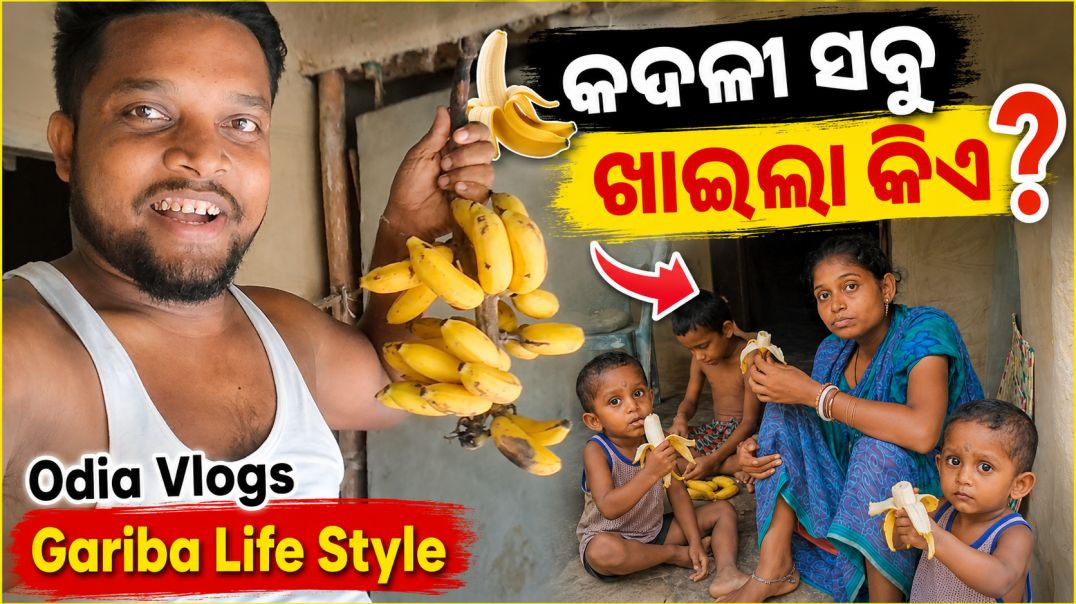 ⁣କଦଳୀ ସବୁ ଖାଇଲା କିଏ || Odia Vlogs || Gariba Life Style