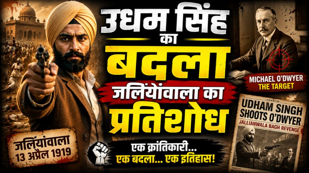 ⁣Udham Singh Ka Badla 🇮🇳🔥 | Jallianwala Bagh Ka Pratishodh | Freedom Fighter Story | #shorts