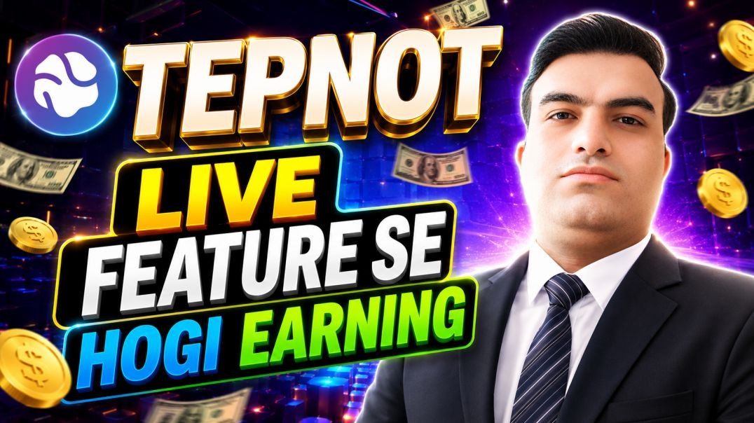 ⁣Tepnot Live Feature Se Hogi Earning 💰 || Tepnot New Update 2026 🚀 || Full Guide Hindi