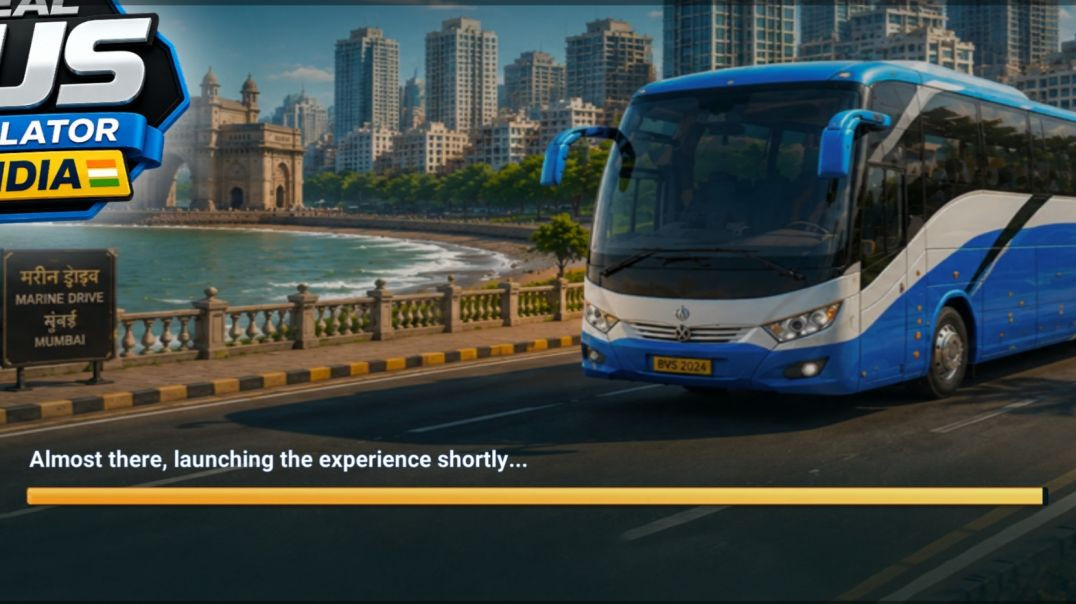 ⁣Real bus simulator india Bus game android gameplay