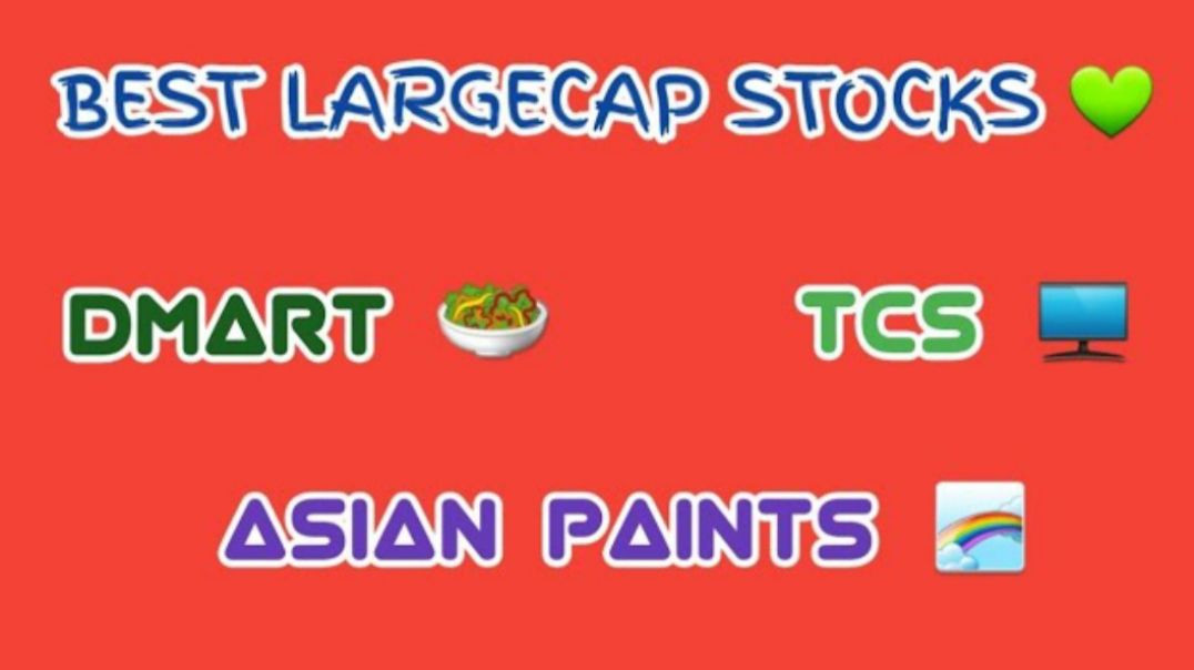 BEST LARGECAP STOCKS FOR LONG TERM💚DMART SHARE🔴ASIAN PAINTS SHARE🔥TCS @ STOCK MARKET PLANNER