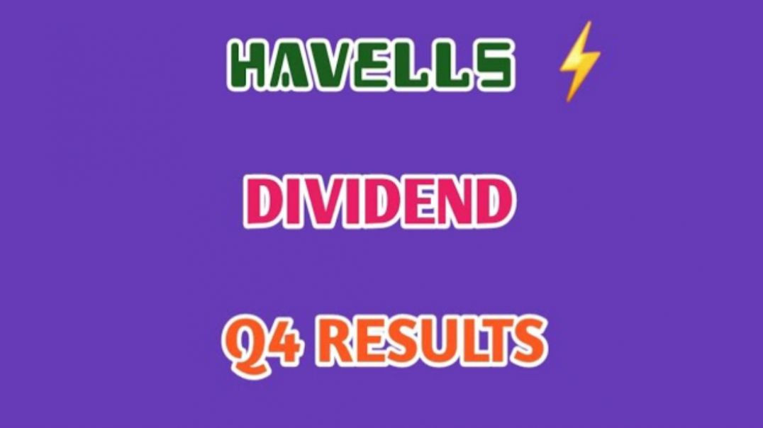 ⁣HAVELLS INDIA Q4 RESULTS🔴HAVELLS SHARE⚡Q4 RESULTS🔷️DIVIDEND💥STOCK MARKET @ STOCK MARKET PLANNER