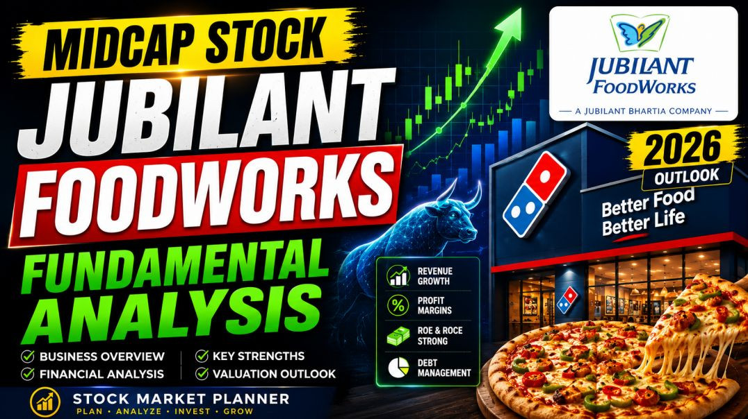 ⁣JUBILANT FOODWORKS FUNDAMENTAL ANALYSIS🔴JUBILANT FOODWORKS @ STOCK MARKET PLANNER