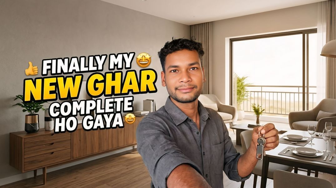 ⁣Finally Hamara Naya Ghar Complete Ho Gaya 😍 | New House Tour | 🏡😍
