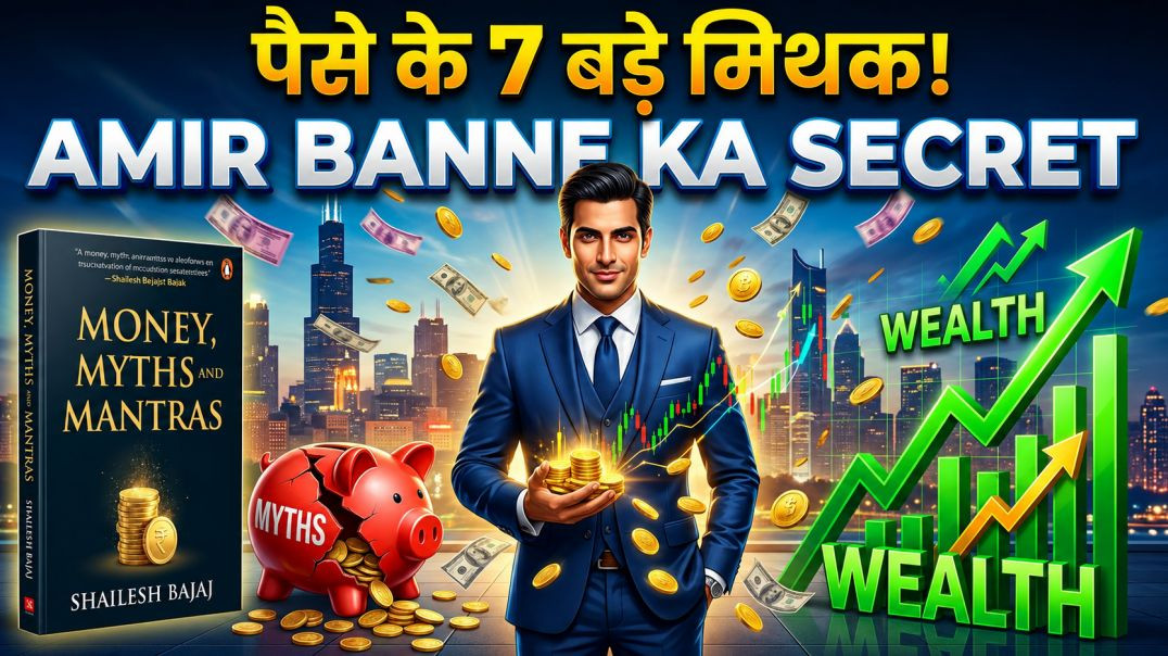 ⁣धन निर्माण का गणित और मनोविज्ञान | Money, Myths and Mantras Book Summary in Hindi