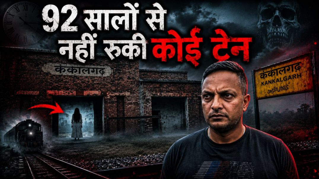 ⁣कंकाल गढ़ 😱 India का सबसे Haunted Railway Station