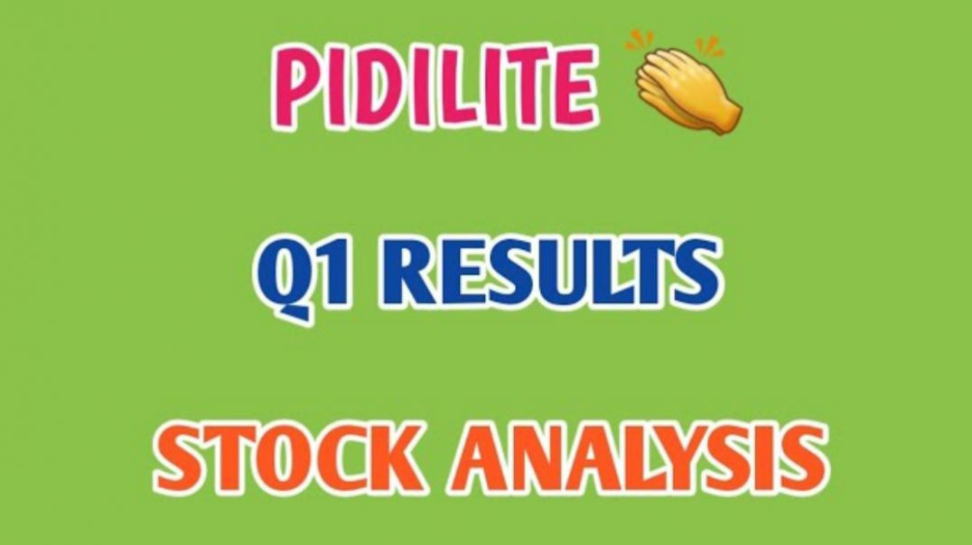 ⁣PIDILITE Q1 RESULTS🔷️PIDILITE STOCK ANALYSIS🔷️PIDILITE INDUSTRIES🔷️Q1 RESULTS @ STOCK MARKET PLANNER