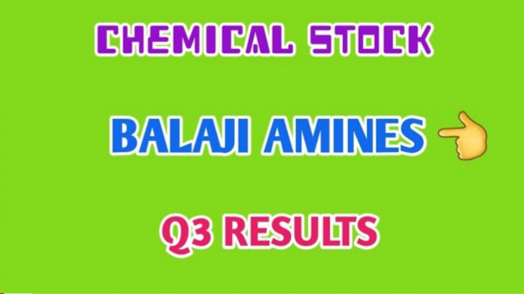 ⁣BALAJI AMINES Q3 RESULTS🔴BALAJI AMINES💥Q3 RESULTS⭕CHEMICAL STOCK @ STOCK MARKET PLANNER (1)