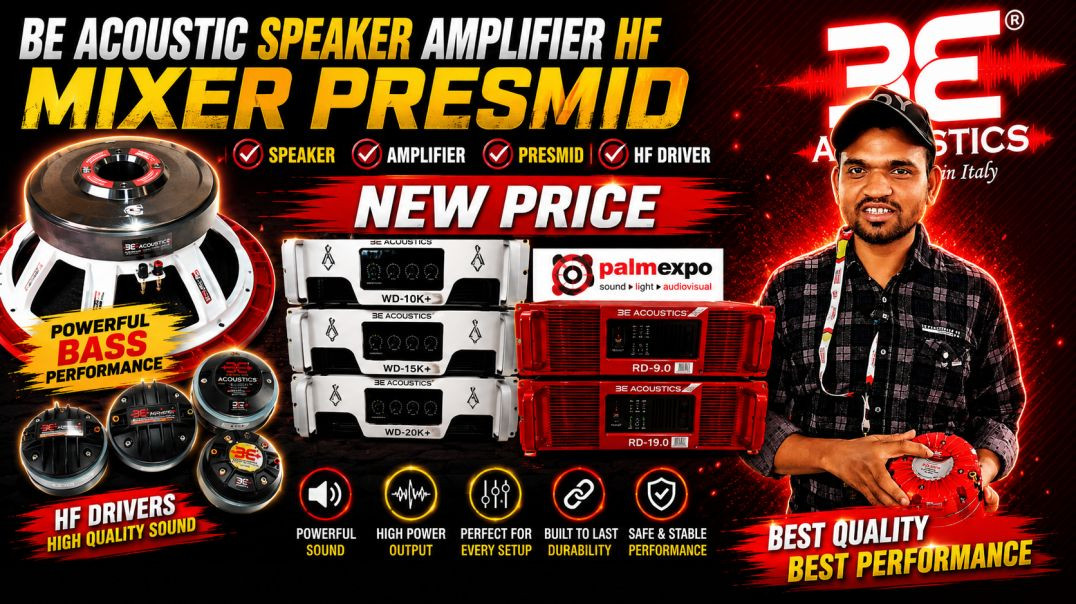 Be Acoustic All Speaker Amplifier Hf Mixer PresrMid Price Details
