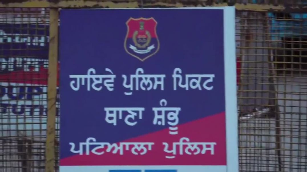 ⁣Barricading At Shambhu Border between Punjab and Haryana
