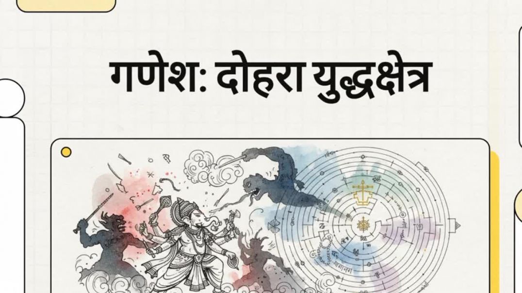 ⁣Ganesh ji ka dohra yuddh kshetra