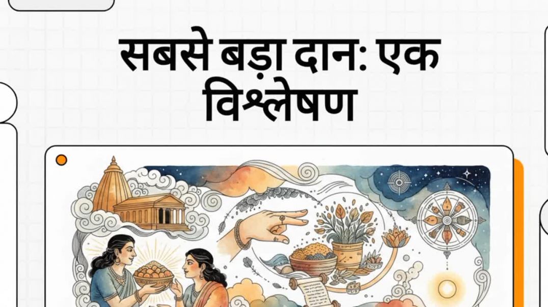⁣Sabse bada Dan ek vishleshan