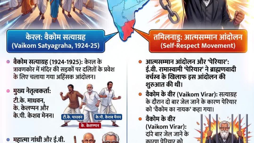 ⁣Vaikom Andolan 🇮🇳 | Bharat Ki Sabse Badi Samajik Kranti