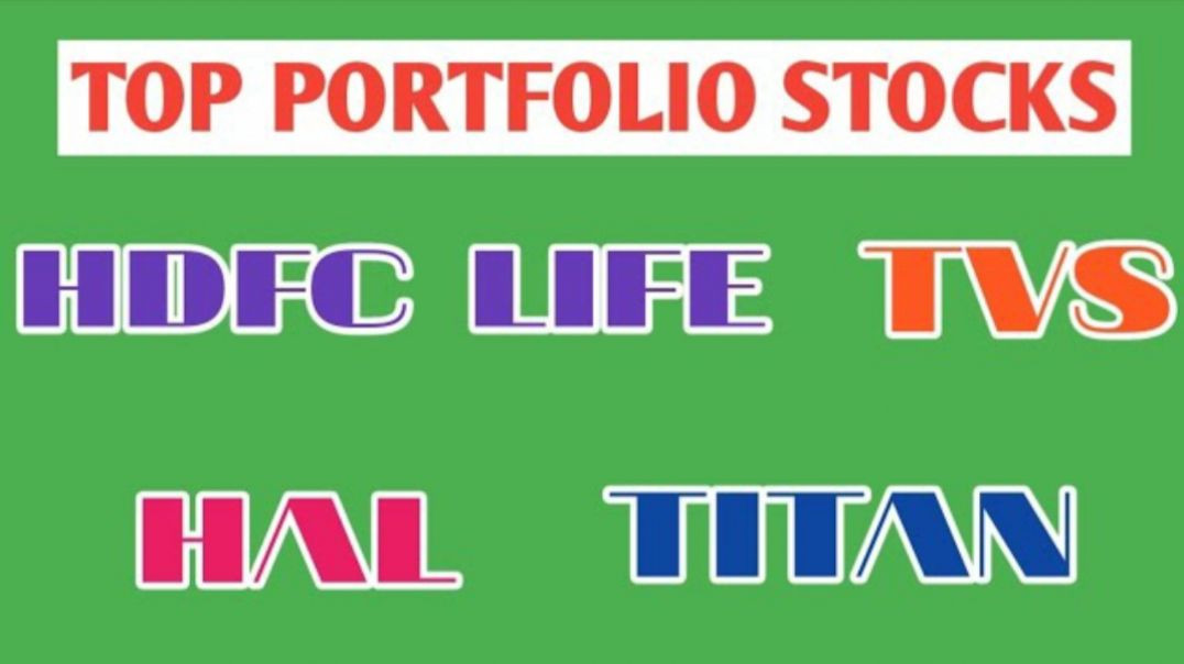 ⁣TOP PORTFOLIO STOCKS INDIA●HDFC LIFE SHARE●TITAN COMPANY SHARE●HAL SHARE●TVS @ STOCK MARKET PLANNER