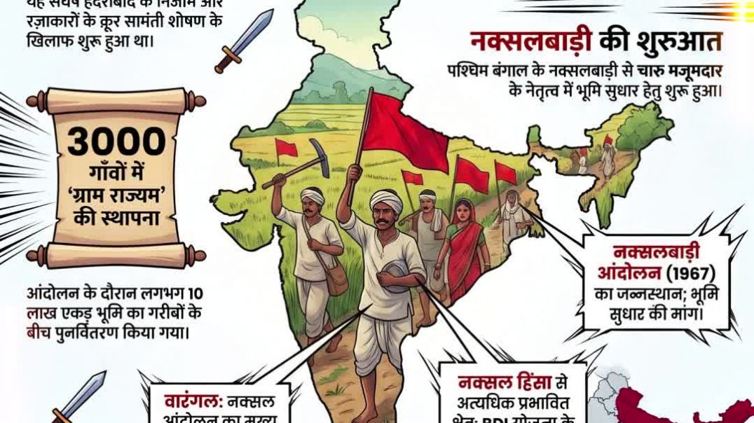 ⁣elangana Kisan Andolan 🇮🇳🔥 | Sashastra Sangharsh Ki Kahani | Telangana Rebellion History | #shorts