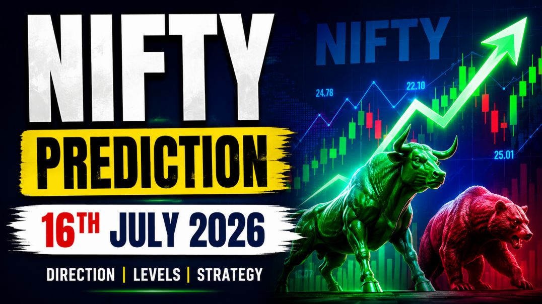 ⁣NIFTY PREDICTION ON 16TH JULY 2026📈STOCK MARKET PLANNER