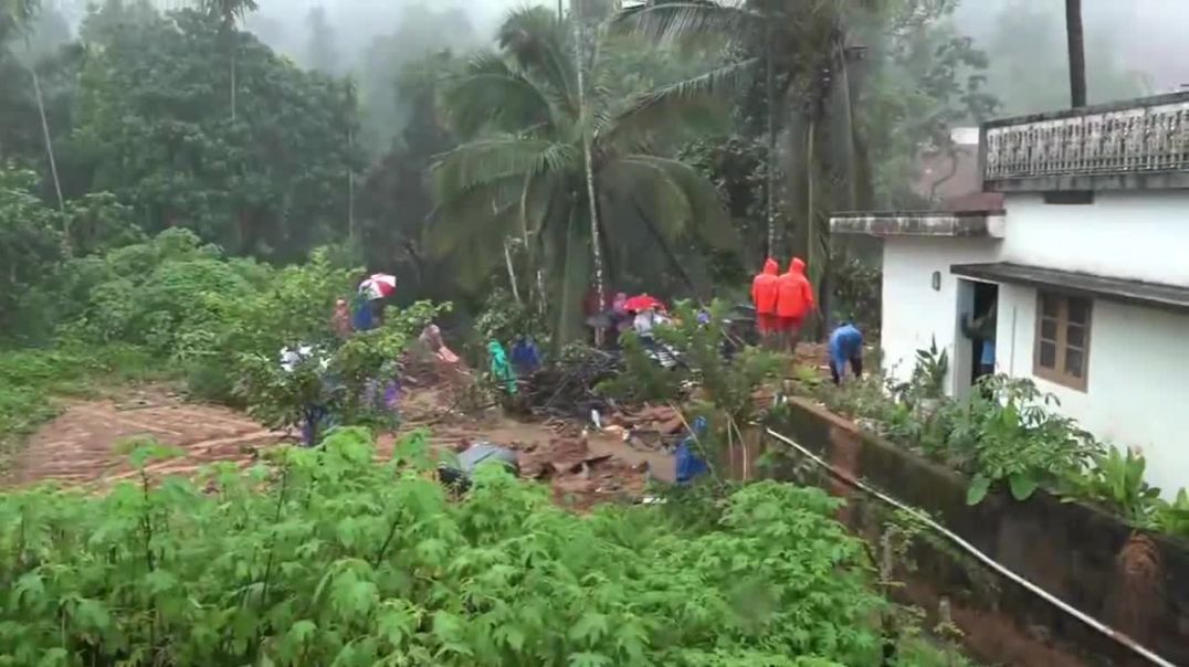 ⁣Wayanad Landslide Rescue Operation Underway