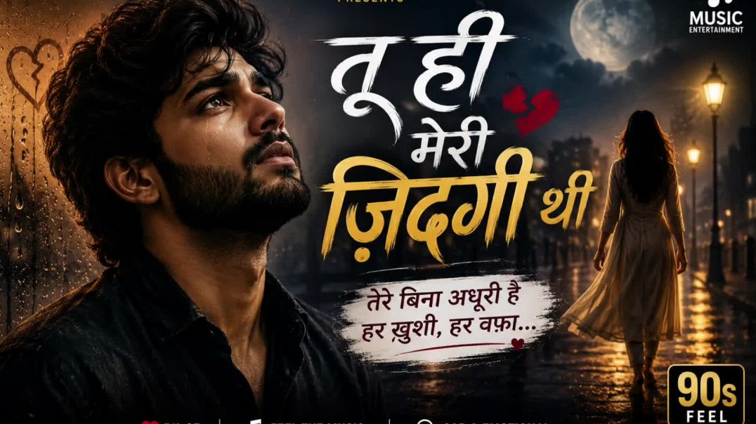 ⁣तू ही मेरी ज़िंदगी थी 💔 | New Sad Song 2026 | 90s Evergreen Love Song | Heart Touching Hindi Song