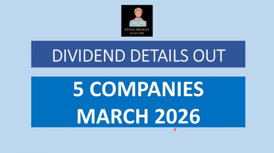 ⁣Upcoming Dividends March 2026
