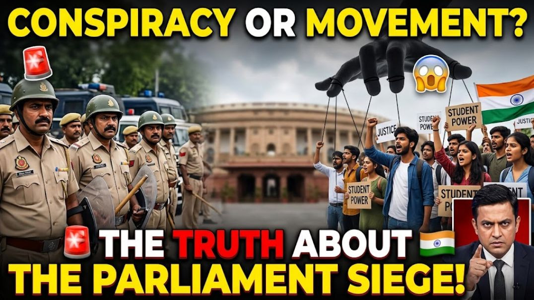 ⁣संसद प्रोटेस्ट का काला सच: छात्रों के पीछे किसका 'रिमोट कंट्रोल'? 😱