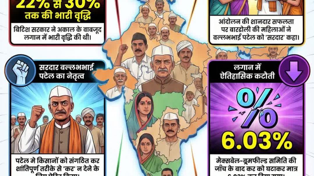 ⁣⁣Bardoli Satyagraha 🇮🇳 | Sardar Patel Ki Sabse Badi Jeet 🔥 | Bardoli Movement History | #shorts