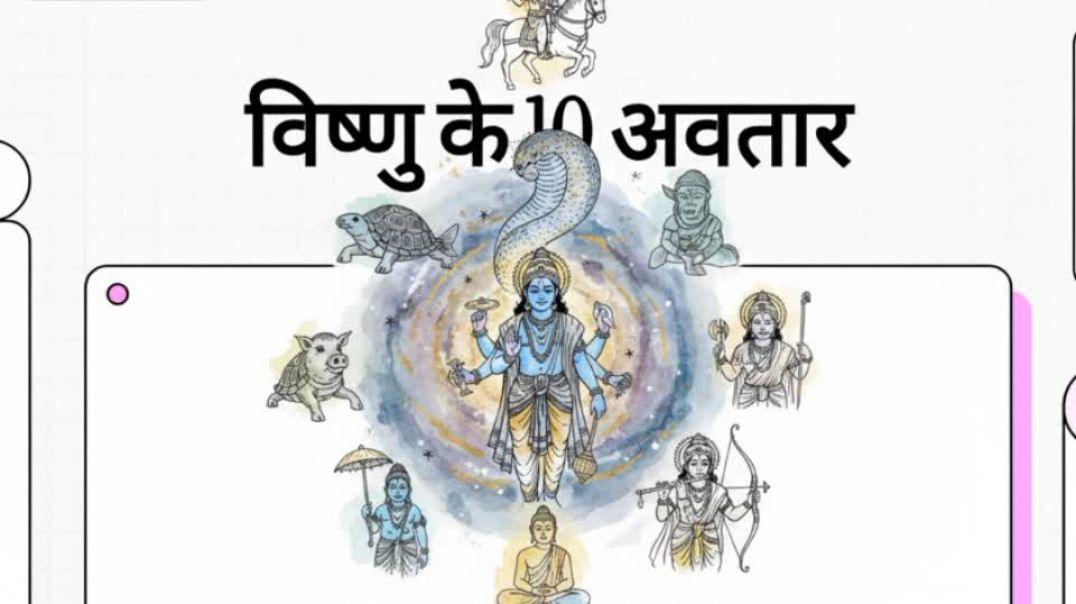 ⁣vishva ke 10 aavtar