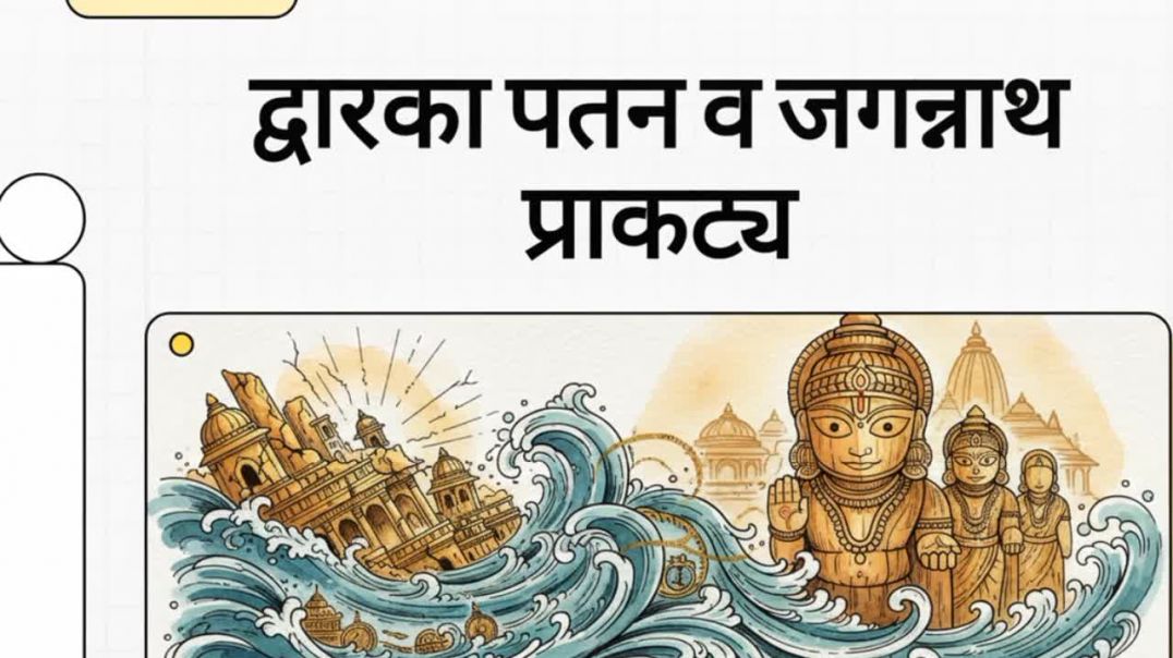 ⁣Dwarka patan aur Jagannath pragat