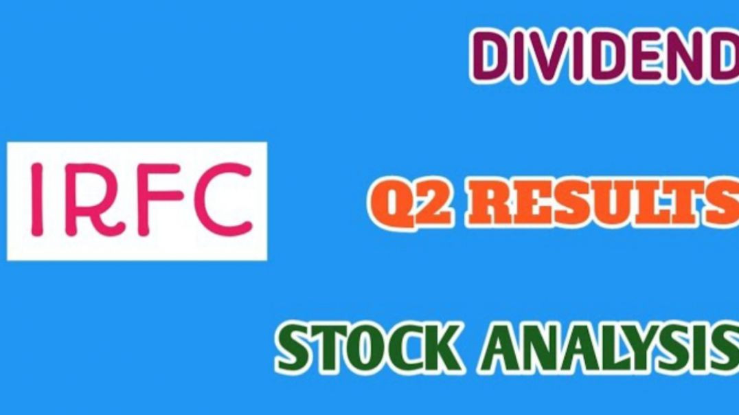 ⁣IRFC Q2 RESULTS 2023●IRFC STOCK ANALYSIS LATEST●IRFC●Q2 RESULTS 2023●DIVIDEND @ STOCK MARKET PLANNER