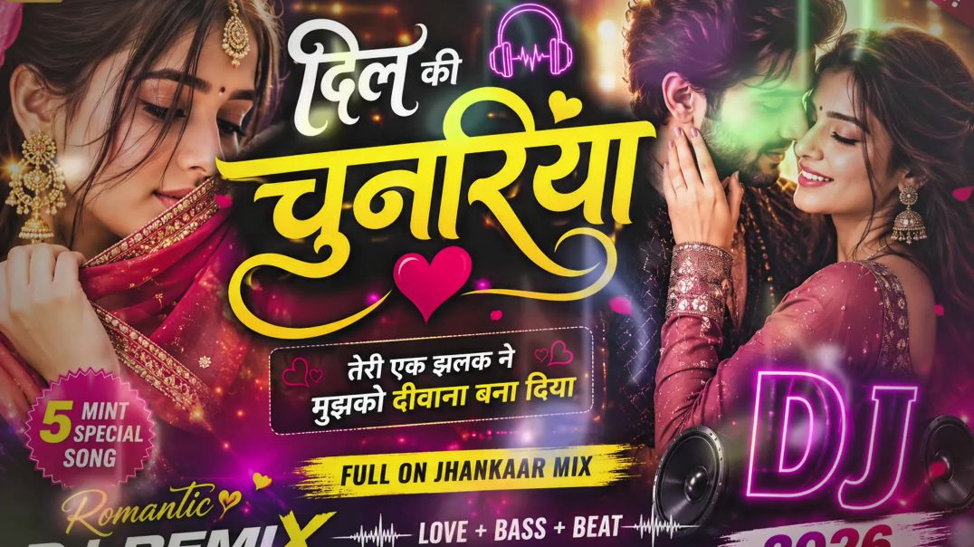 ⁣दिल की चुनरिया ❤️ | New Original DJ Love Song 2026 | Romantic Hindi DJ Remix | High Energy Love Mix 
