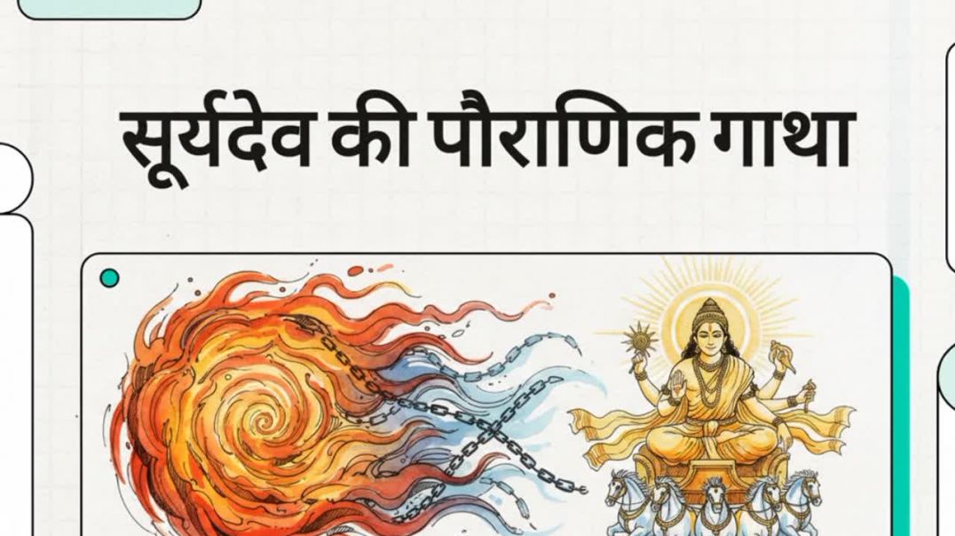 ⁣Surya Dev ki pauranik Gatha