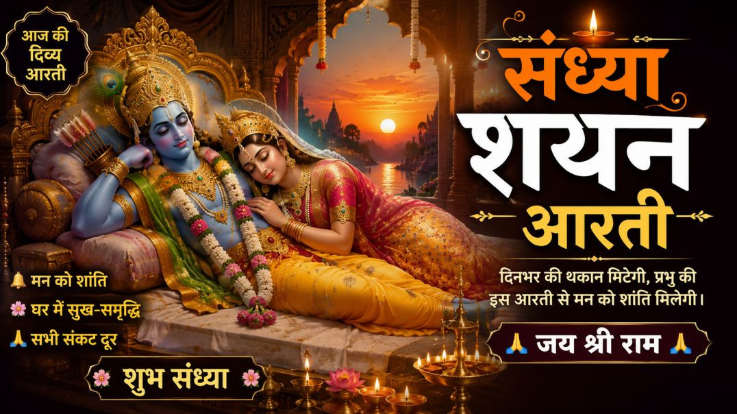 ⁣🌙_संध्या_शयन_आरती_🙏___आज_की_दिव्य_शयन_आरती___Evening_Shayan_Aarti___Bhakti_Bhajan_2026(360p)