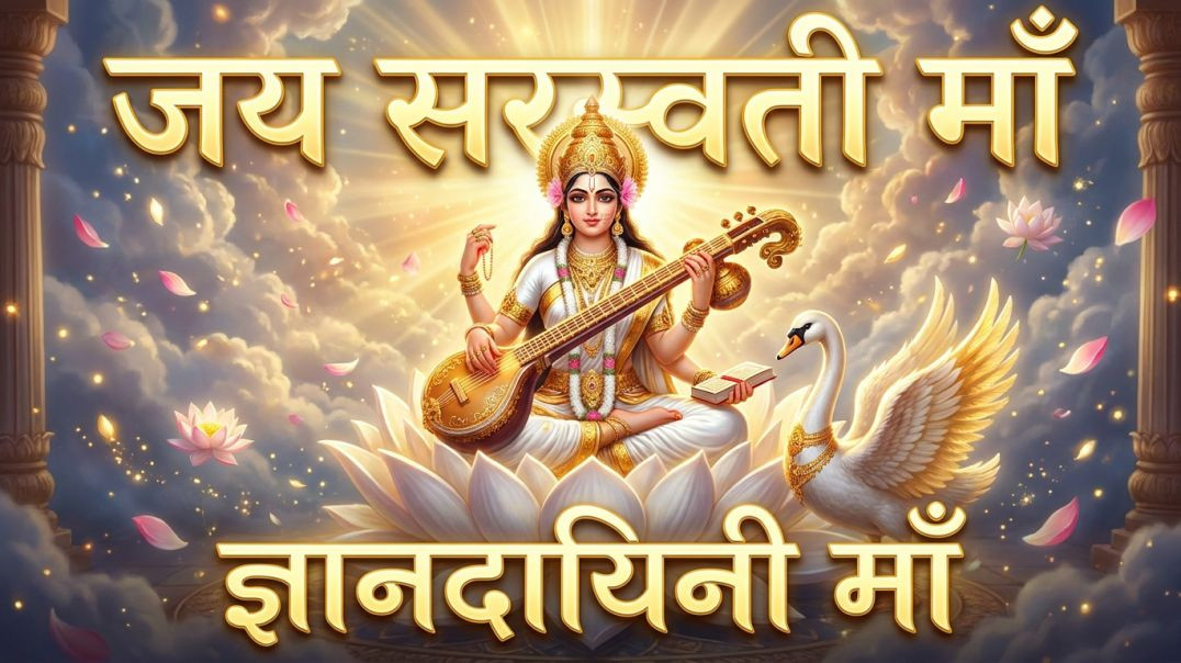 ⁣जय सरस्वती माँ | ज्ञानदायिनी माँ | बच्चों की मधुर सरस्वती वंदना | Saraswati Maa Aarti Bhajan
