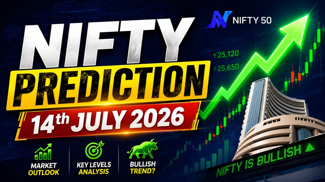 ⁣NIFTY PREDICTION ON 14TH JULY 2026🔥STOCK MARKET PLANNER