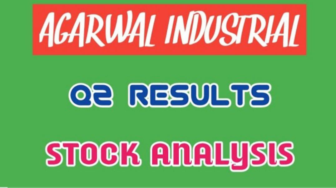 ⁣AGARWAL INDUSTRIAL STOCK ANALYSIS●AGARWAL INDUSTRIAL●Q2 RESULTS 2023 @ STOCK MARKET PLANNER