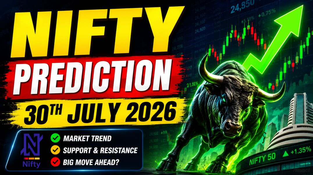 ⁣NIFTY PREDICTION ON 30TH JULY 2026