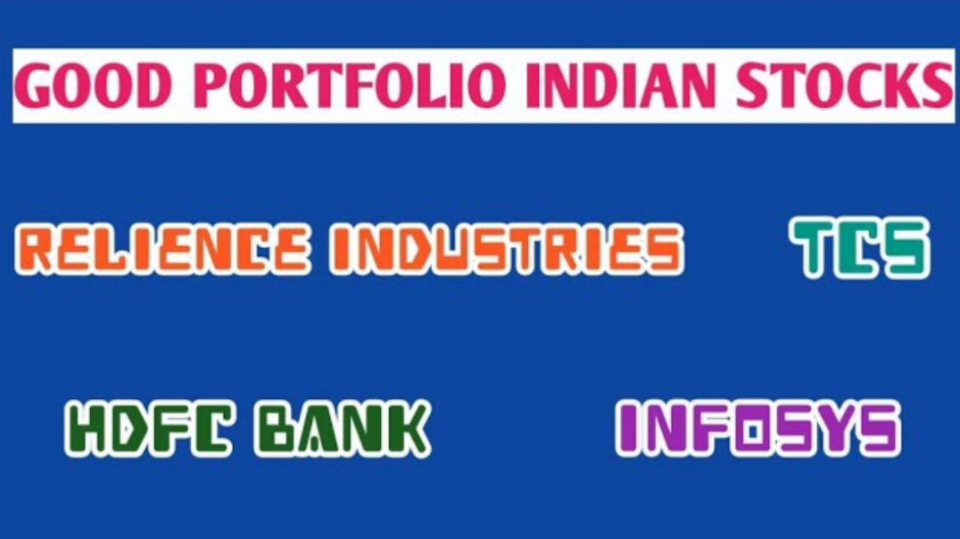 ⁣GOOD PORTFOLIO INDIAN STOCKS●TCS●INFOSYS SHARE●HDFC BANK●RELIANCE INDUSTRIES @ STOCK MARKET PLANNER