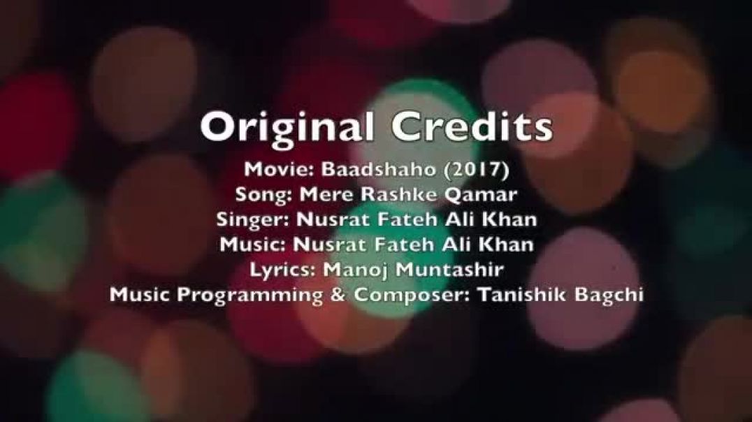 ⁣Mere Rashke Qamar#@ subscribe 💥💥💕💖💕