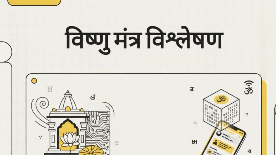 ⁣Vishnu mantra vishleshan