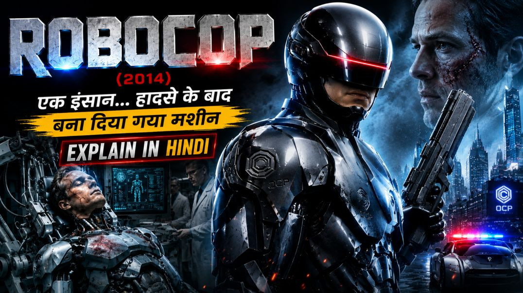 ⁣एक इंसान को बना दिया  दुनिया का सबसे खतरनाक रोबोट  RoboCop (2014) Movie Explained in Hindi #moviestalk
