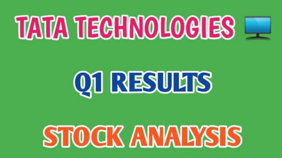 TATA TECHNOLOGIES Q1 RESULTS🔴TATA TECHNOLOGIES STOCK ANALYSIS🔴Q1 RESULTS @ STOCK MARKET PLANNER