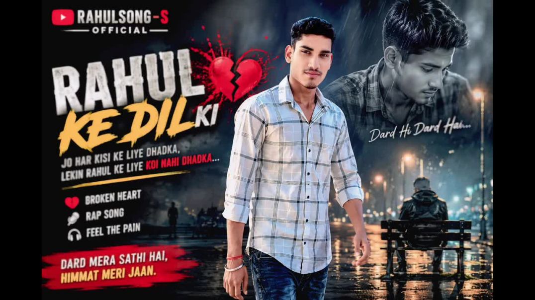 ⁣💔 Rahul Ke Dil Ki _ Jo Har Kisi Ke Liye Dhadka _ Official Sad Rap Song 2026