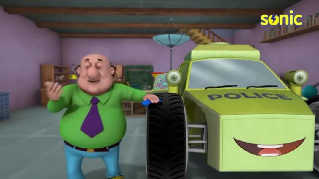 ⁣Police van Motu Patlu episode 2026 Apna tube ####