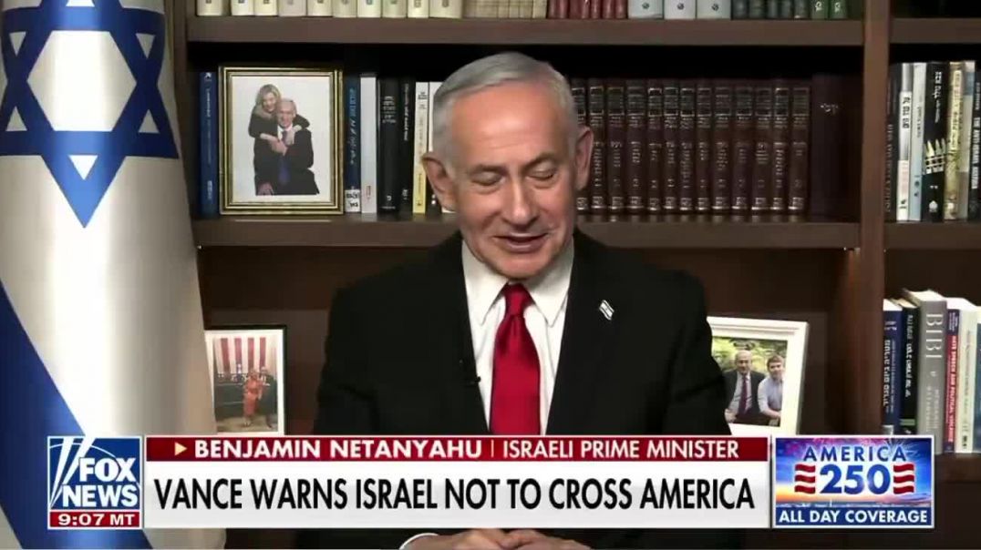 ⁣Israel PM Netanyahu responds to JD Vance's comments about US being the last country to suppor